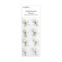 Little Birdie paperikukat Bouquet, Ivory Pearl