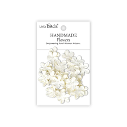 Little Birdie paperikukat Pearl Petites, Ivory Pearl