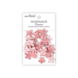 Little Birdie paperikukat Pearl Petites, Pink Passion