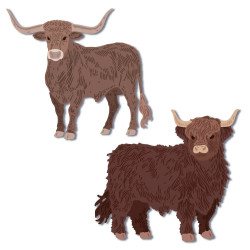 Honey Bee Stamps stanssi Lovely Layers: Hooves & Horns