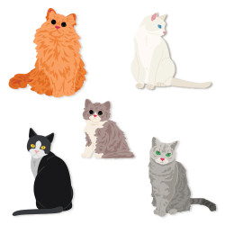 Honey Bee Stamps stanssi Lovely Layers: Cats