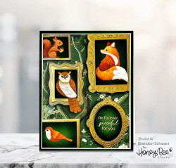 Honey Bee Stamps stanssi Lovely Layers: Gallery Wall Art
