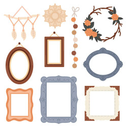 Honey Bee Stamps stanssi Lovely Layers: Gallery Wall Art