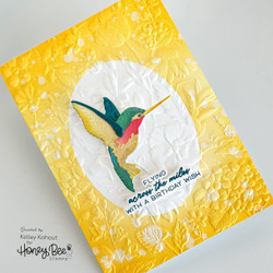 Honey Bee Stamps stanssi Lovely Layers: Hummingbird 