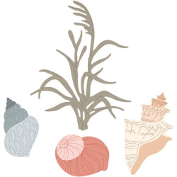 Honey Bee Stamps stanssi Lovely Layers: Seashore