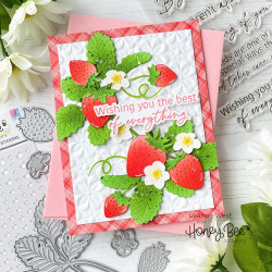 Honey Bee Stamps stanssi Lovely Layers: Strawberries