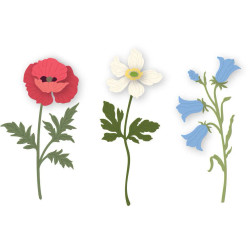 Honey Bee Stamps stanssi Lovely Layers: Wildflowers