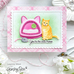Honey Bee Stamps stanssi Lovely Layers: Cat Bed