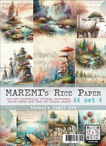 Maremi's Small Art  riisipaperit #4, A4