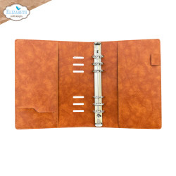 Elizabeth Craft Design Memory Binder -kannet, sävy Rusty Brown
