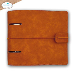 Elizabeth Craft Design Memory Binder Square -kannet, sävy Rusty Brown