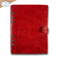 Elizabeth Craft Designs Memory Binder albumi Festive Red Embossed