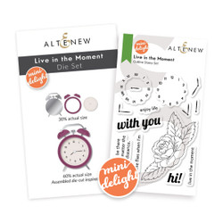 Altenew Mini Delight: Live in the Moment -leima- ja stanssisetti