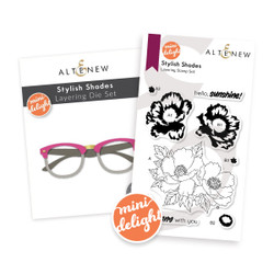 Altenew Mini Delight: Stylish Shades -leima- ja stanssisetti