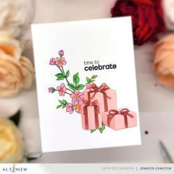 Altenew Mini Delight: Time To Celebrate -leima- ja stanssisetti