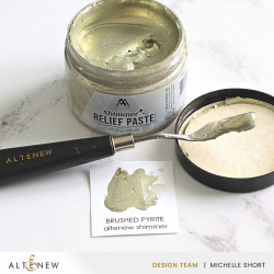 Altenew Shimmer Relief -pasta, sävy Brushed Pyrite