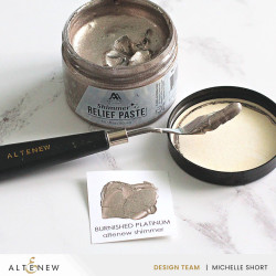 Altenew Shimmer Relief -pasta, sävy Burnished Platinum