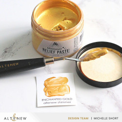 Altenew Shimmer Relief -pasta, sävy Enchanted Gold