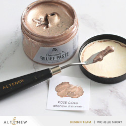 Altenew Shimmer Relief -pasta, sävy Rose Gold