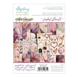 Mintay Art Journal paperipakkaus Faded Florals, 6