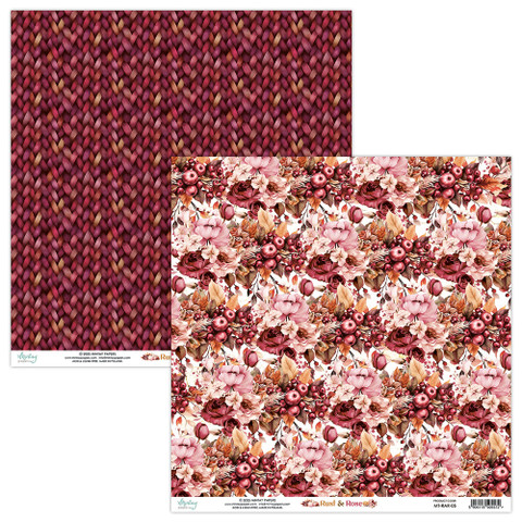 Mintay skräppipaperi Rust & Rose 05