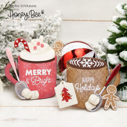 Honey Bee Stamps stanssi Mugs & Kisses