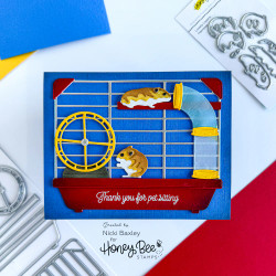 Honey Bee Stamps stanssi Lovely Layers: Hamster