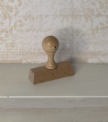 Puukanta leimasimelle, 2 x 6 cm