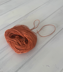 Vahattu puuvillanaru, 1 mm x 72 m, oranssi