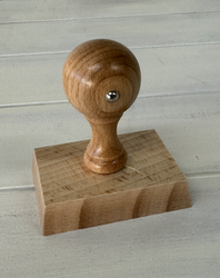 Puukanta leimasimelle, 7 x 5 cm