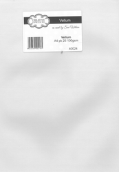 Creative Expressions Vellum -kuultopaperi, 25 arkkia, 100 g