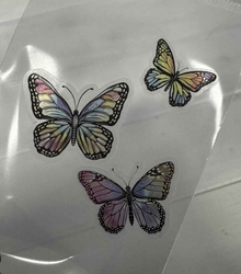 Käsitellen tarra-arkki Perhoset