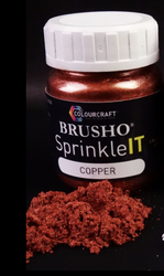 Brusho SprinkleIT -jauhe, sävy Metallic Copper