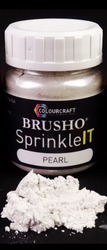 Brusho SprinkleIT -jauhe, sävy Metallic Pearl