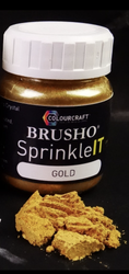 Brusho SprinkleIT -jauhe, sävy Metallic Gold