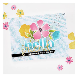 Hero Arts leimasin Friendly Type Bold Prints