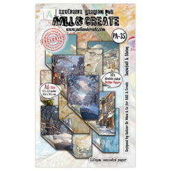 Aall & Create paperipakkaus Snowfall & Stains, A6