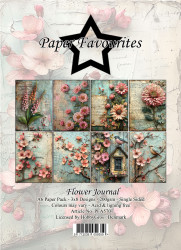 Paper Favourites Flower Journal -paperipakkaus, A6