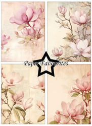 Paper Favourites Pink Magnolia -paperipakkaus, A6