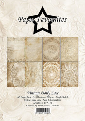 Paper Favourites Vintage Doily Lace -paperipakkaus, A5