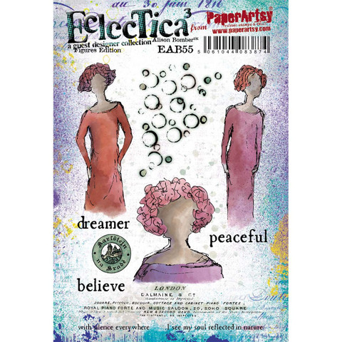 PaperArtsy leimasin Alison Bomber, Figures Edition