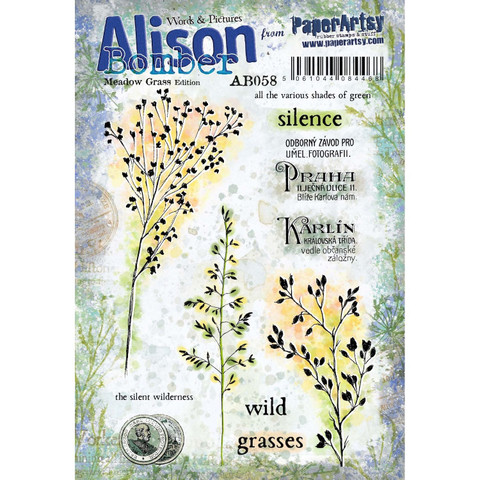 PaperArtsy leimasin Alison Bomber, Meadow Grass Edition