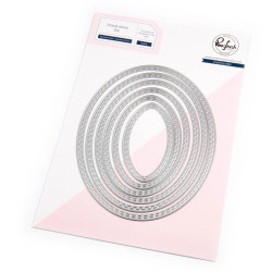 Pinkfresh Studio stanssi Nested Ovals Double Stitch