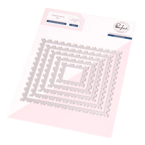 Pinkfresh Studio stanssi Dotted Postage Square