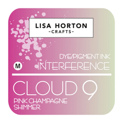 Lisa Horton Crafts Cloud 9 Interference -mustetyyny, sävy Pink Champagne Shimmer