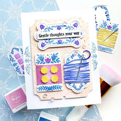 Pinkfresh Studio sapluunasetti The Stitch Edit, Thread Spool 