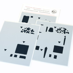 Pinkfresh Studio sapluunasetti The Stitch Edit, Maker's Essentials