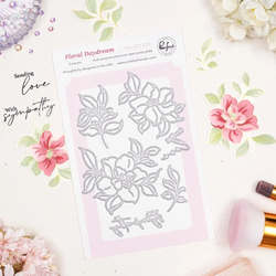 Pinkfresh Studio Press Plate -levy Floral Daydream