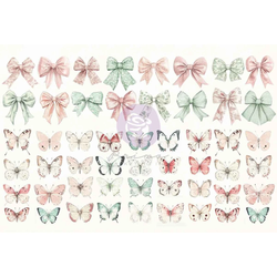 Prima Cherry Sweet Ephemera -leikekuvat, Bows & Butterflies