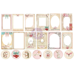 Prima Cherry Sweet Ephemera -leikekuvat, Cabinet Cards